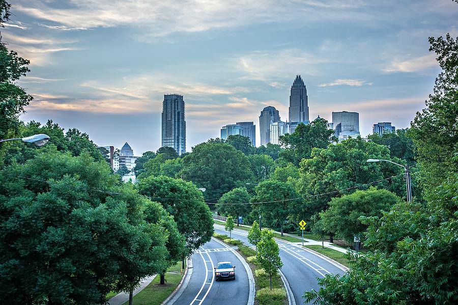Charlotte North Carolina City Skyline #9 Photograph by Alex Grichenko