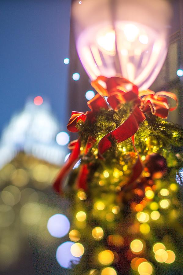 Christmas Lights Holiday Decorations Around Charlotte North Caro #9 Photograph by Alex Grichenko