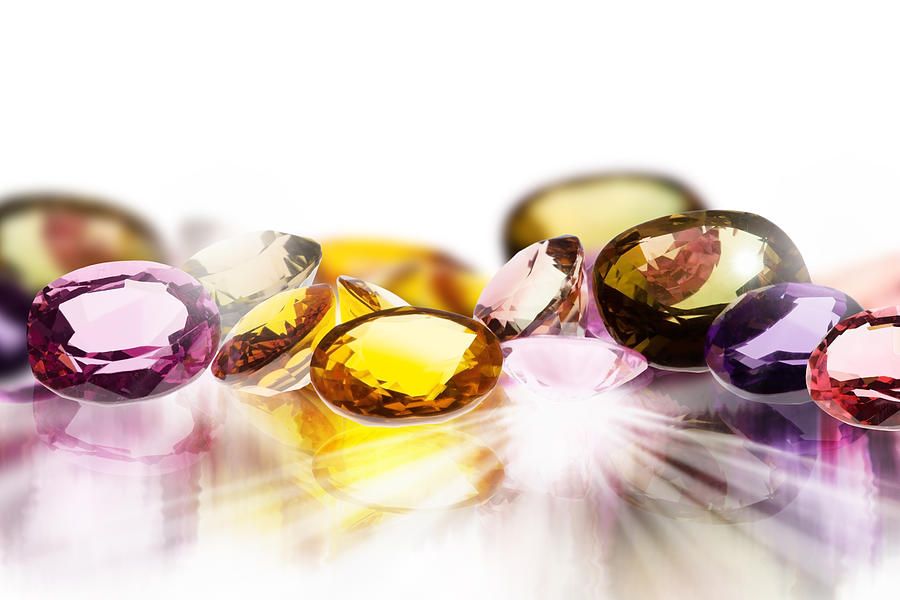 Jewelry Photograph - Colorful Gems #9 by Setsiri Silapasuwanchai