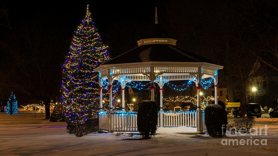 Holiday Season in Milford, Connecticut. #1 Photograph by New England Photography