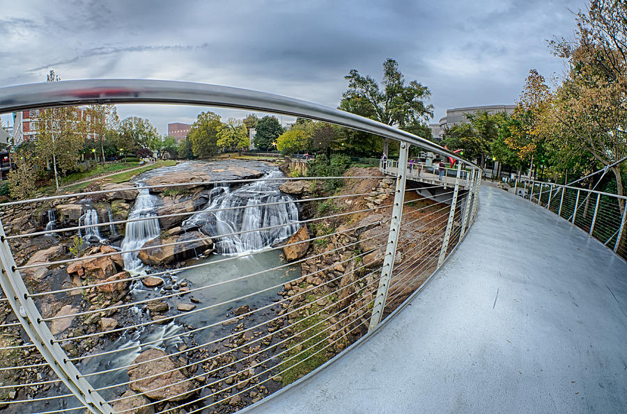 Downtown Of Greenville South Carolina Around Falls Park #9 Photograph by Alex Grichenko