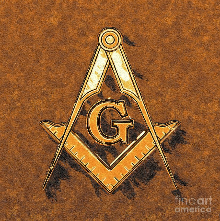 Magic Painting - Freemason, Mason, Masonic Symbolism #9 by Esoterica Art Agency
