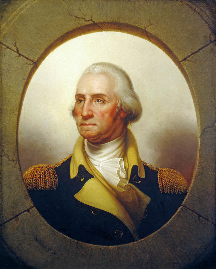 Rembrandt Peale Painting - George Washington #12 by Rembrandt Peale