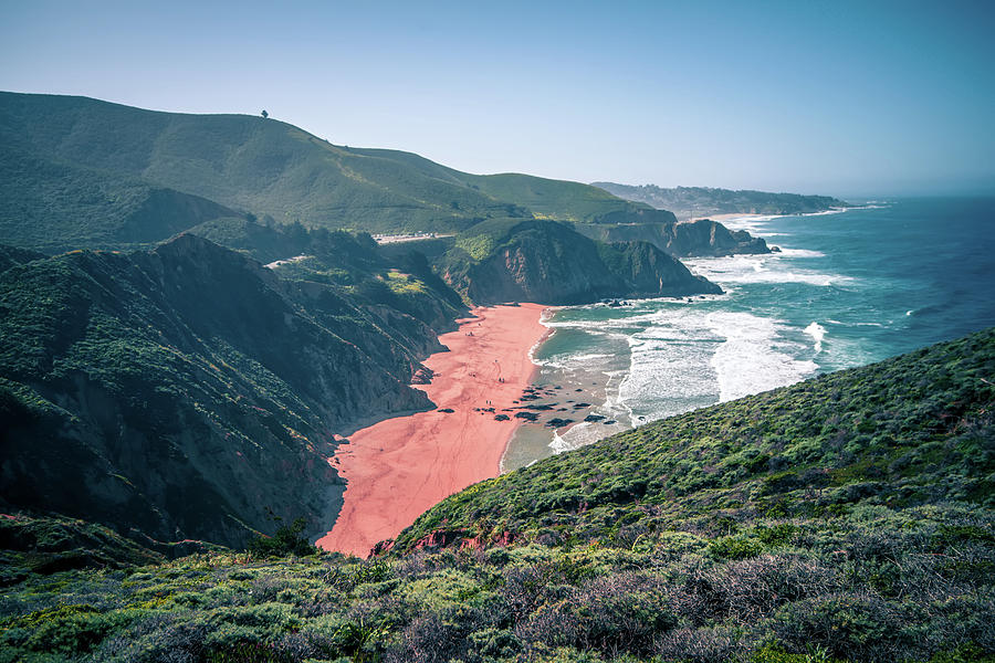 Gray Whale Cove Beach And Devils Slide Park In California #9 Photograph by Alex Grichenko
