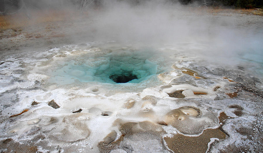 Hot springs and Geysers in Yellowstone #9 Photograph by Pierre Leclerc Photography