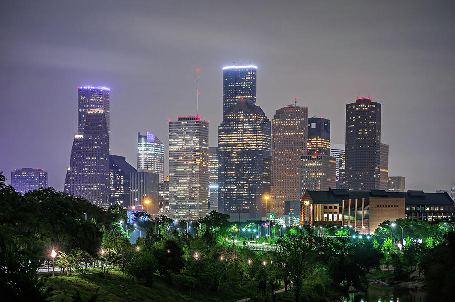 Houston Texas Skyline And Downtown #9 Photograph by Alex Grichenko