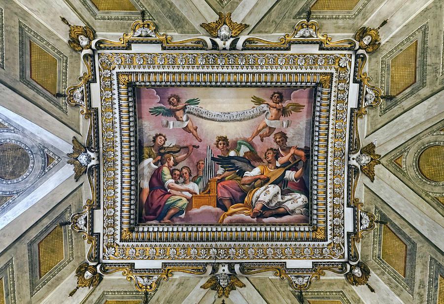 Interior View Of The Basilica di Santa Maria Maggiore In Rome Italy #9 Photograph by Rick Rosenshein