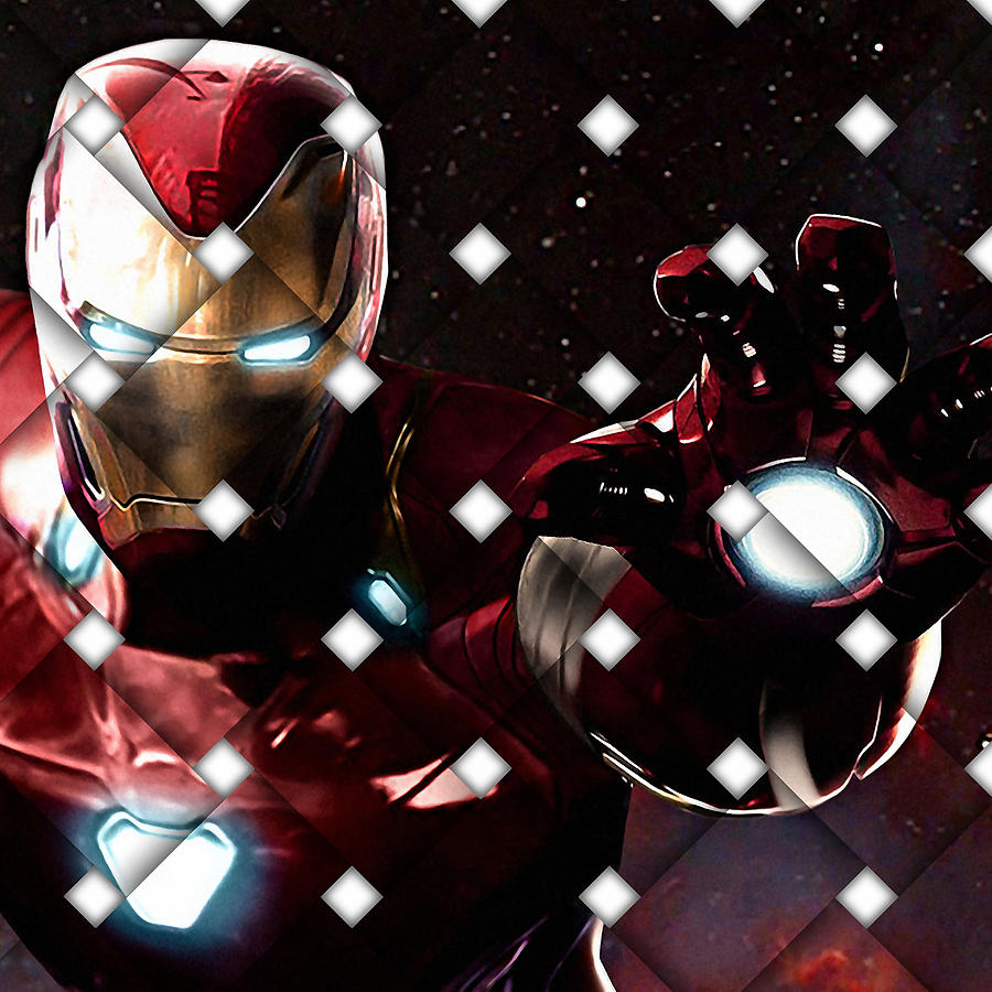 Iron Man #10 Mixed Media by Marvin Blaine