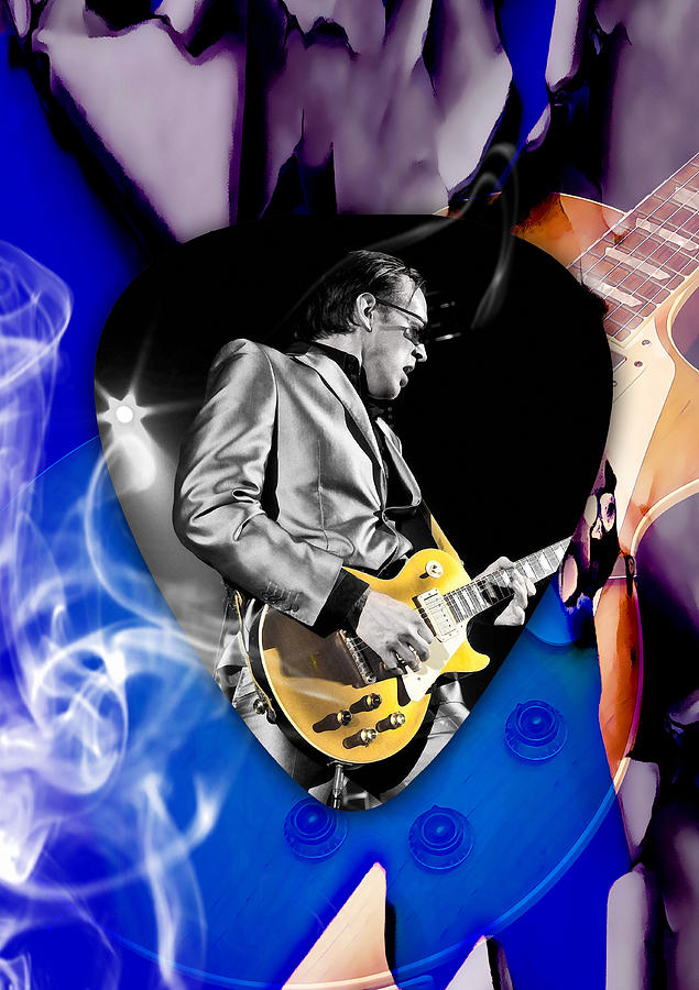 Joe Bonamassa Blues Guitarist Art #9 Mixed Media by Marvin Blaine
