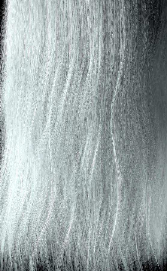 Abstract Digital Art - Length Of Hair #9 by Allan Swart