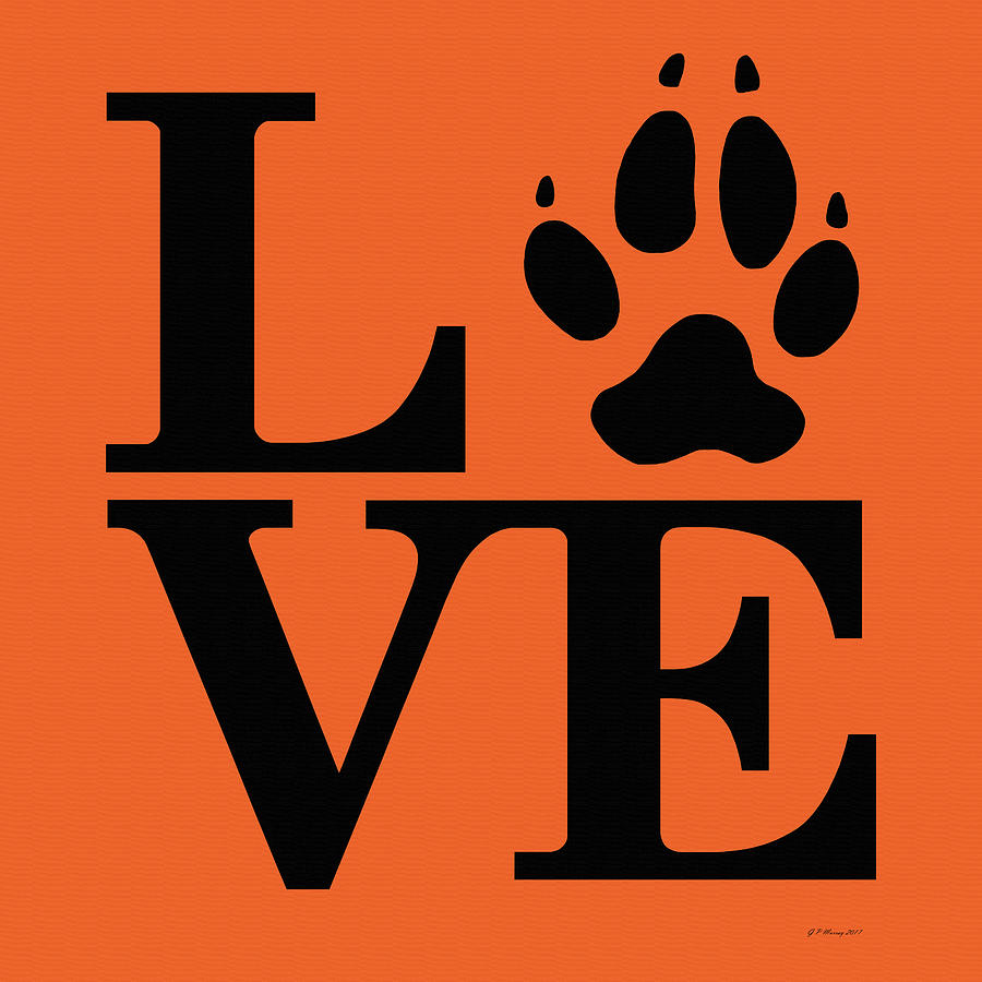 Love Claw Paw Sign #9 Digital Art by Gregory Murray