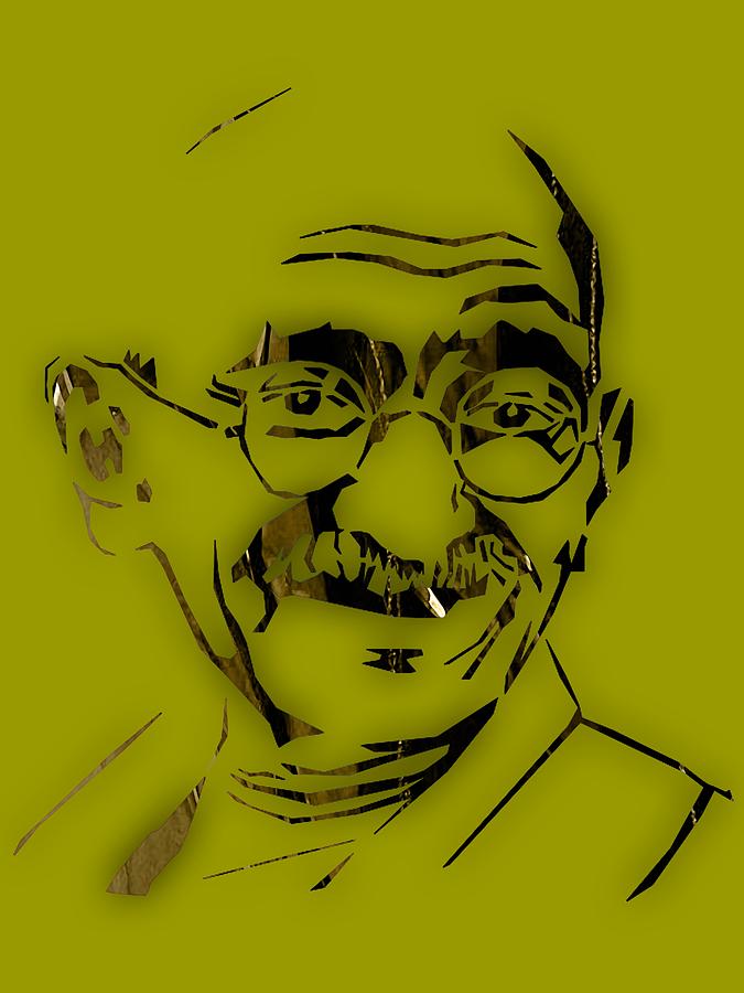Mahatma Gandhi Collection #9 Mixed Media by Marvin Blaine