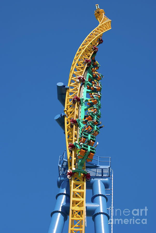 Modern Roller Coaster #10 Photograph by Anthony Totah