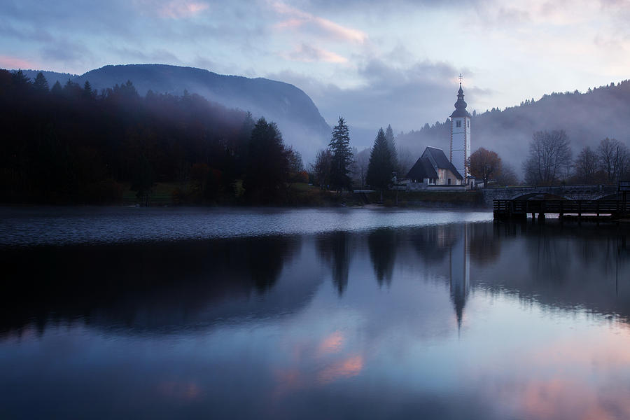 Morning at Lake Bohinj in Slovenia #9 Photograph by Ian Middleton