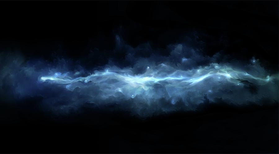 Space Digital Art - Nebula #9 by Super Lovely