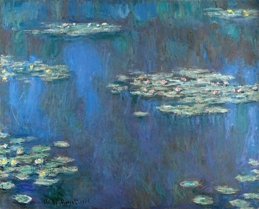 Nympheas #12 Painting by Claude Monet