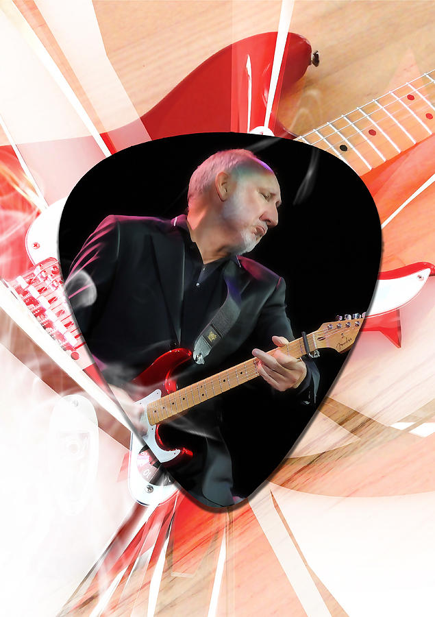 Pete Townshend Art #9 Mixed Media by Marvin Blaine