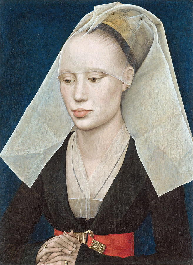 Portrait of a Lady #13 Painting by Rogier van der Weyden