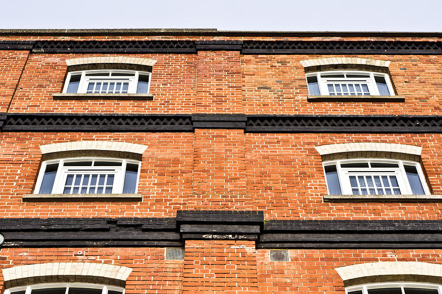 Architecture Photograph - Red brick building  #9 by Tom Gowanlock