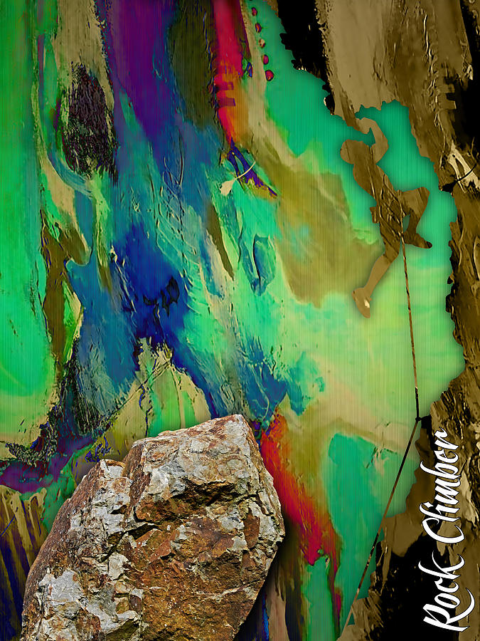 Rock Climber Collection #9 Mixed Media by Marvin Blaine