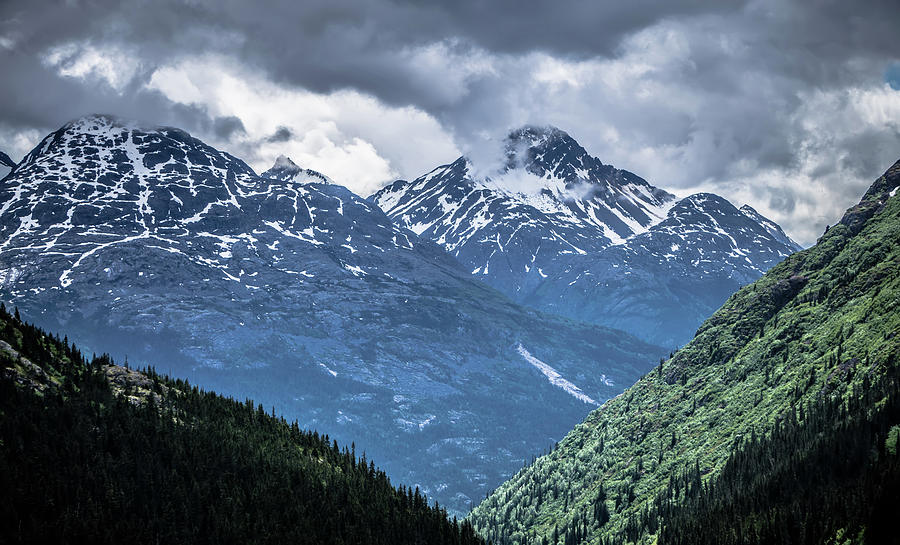 Rocky Mountains Nature Scenes On Alaska British Columbia Border #9 Photograph by Alex Grichenko