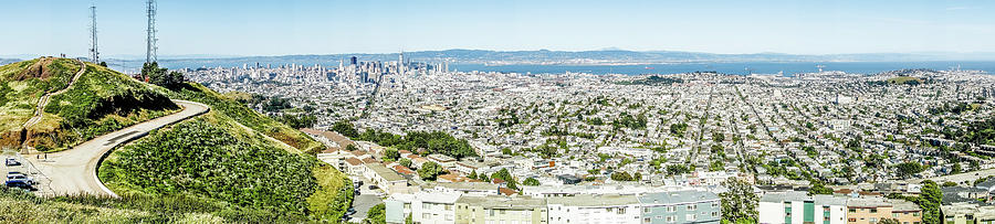 San Francisco California Downtown And Surroundings #9 Photograph by Alex Grichenko