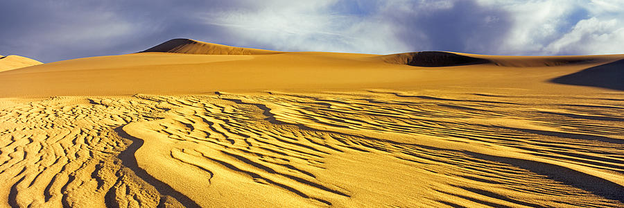 Great Sand Dunes National Park Photograph - Sand Dunes In A Desert, Great Sand #9 by Panoramic Images