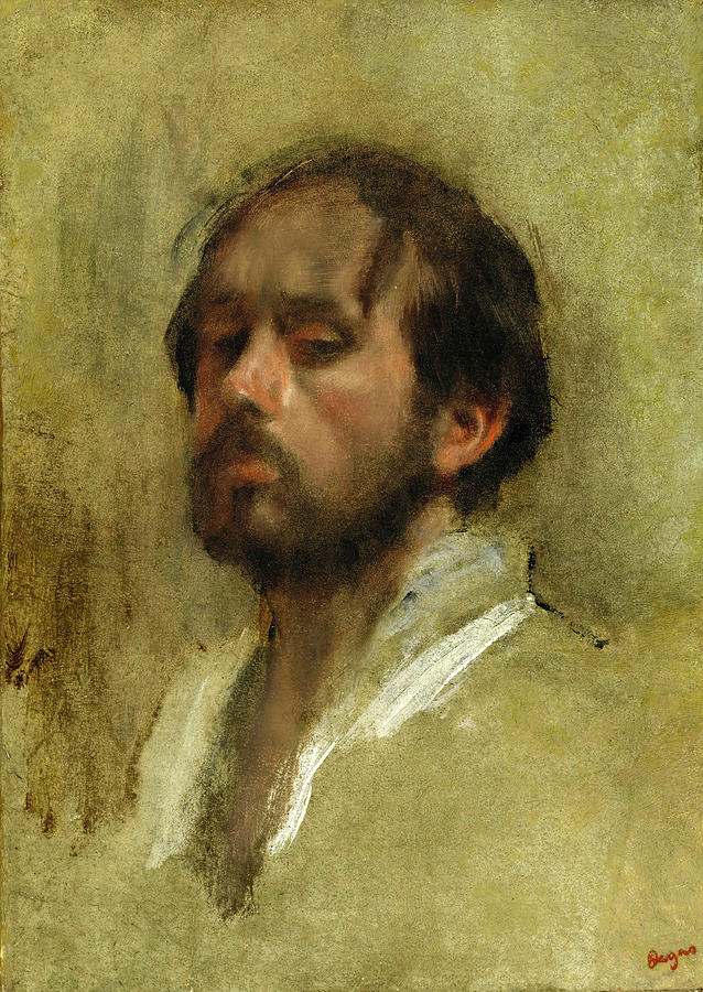 Self-Portrait #9 Painting by Edgar Degas