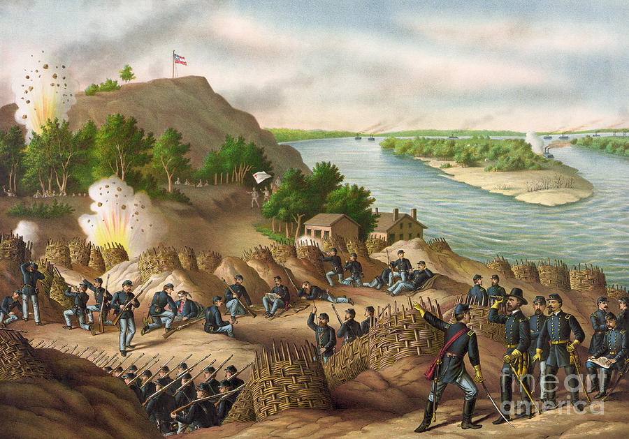 Siege Of Vicksburg, 1863 #9 Drawing by Granger