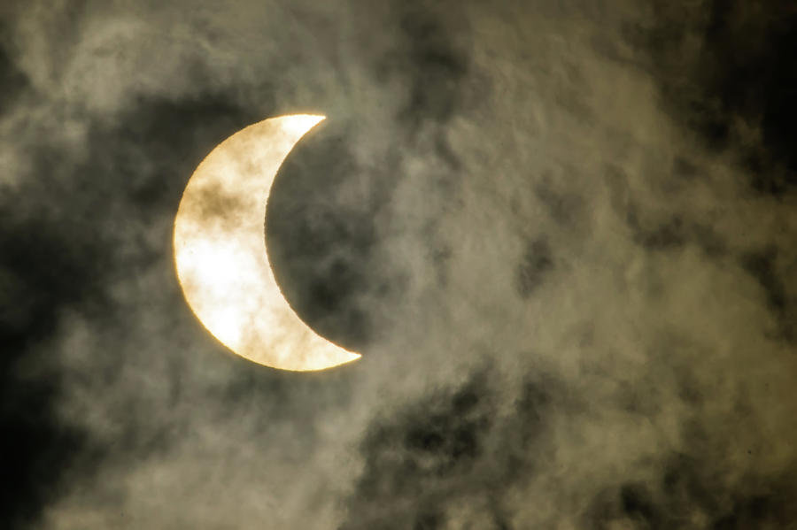 Solar Eclipse 2017 event in South Carolina sky #9 Photograph by Alex Grichenko