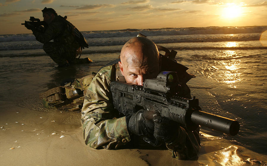 Beach Photograph - Soldier #9 by Jackie Russo