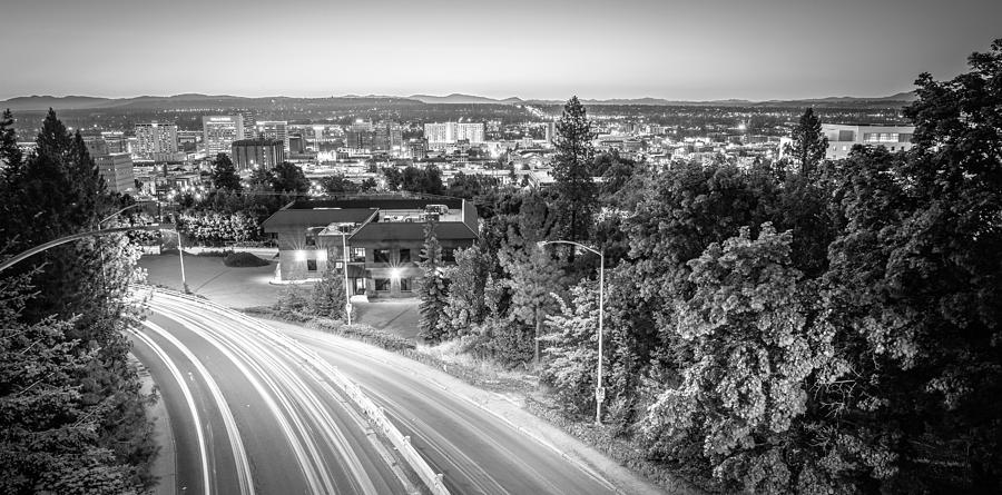 Spokane Washington City Skyline And Streets #9 Photograph by Alex Grichenko