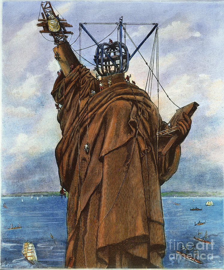 Download Statue Of Liberty 1886 Photograph by Granger