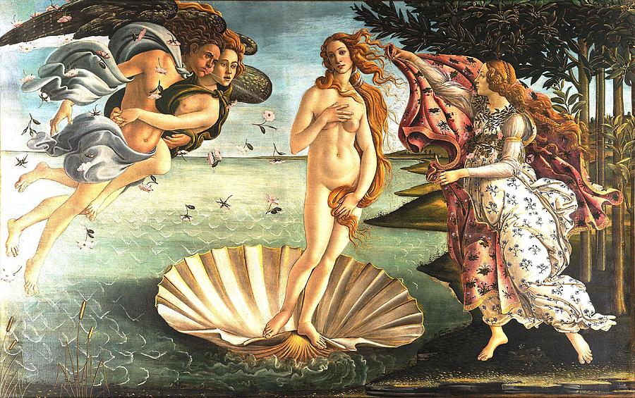Sandro Botticelli Painting - The Birth of Venus #9 by Perry M
