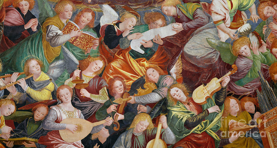 The Concert of Angels Painting by Gaudenzio Ferrari