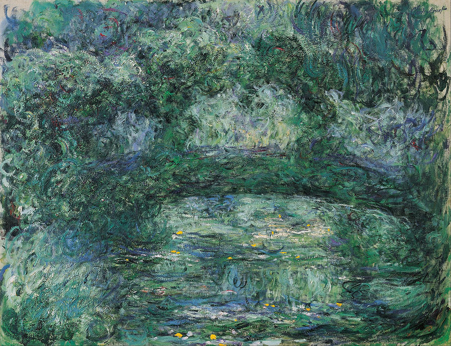 The Japanese Bridge #9 Painting by Claude Monet