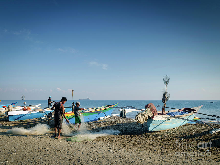Traditional Fishing Boats On Dili Beach In East Timor Leste #9 Photograph by JM Travel Photography