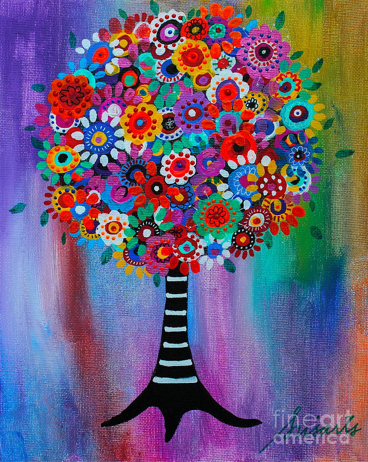 Tree Of Life #76 Painting by Pristine Cartera Turkus