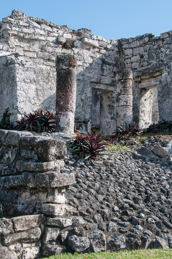 Tulum Ruins #9 Digital Art by Carol Ailles