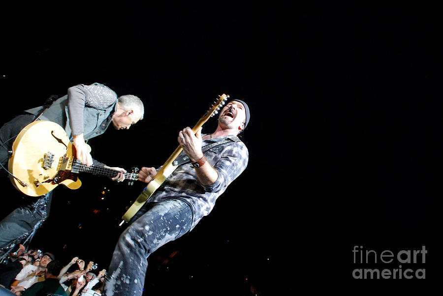 Rock Band Photograph - U2 #8 by Jenny Potter