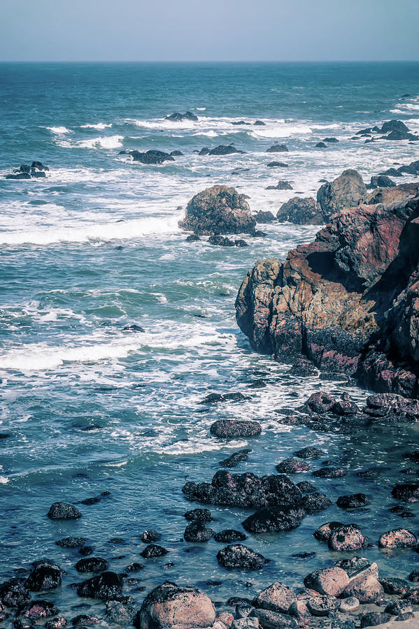 USA California pacific ocean coast shoreline #9 Photograph by Alex Grichenko