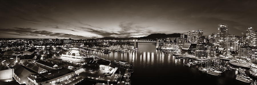Vancouver harbor view  #9 Photograph by Songquan Deng