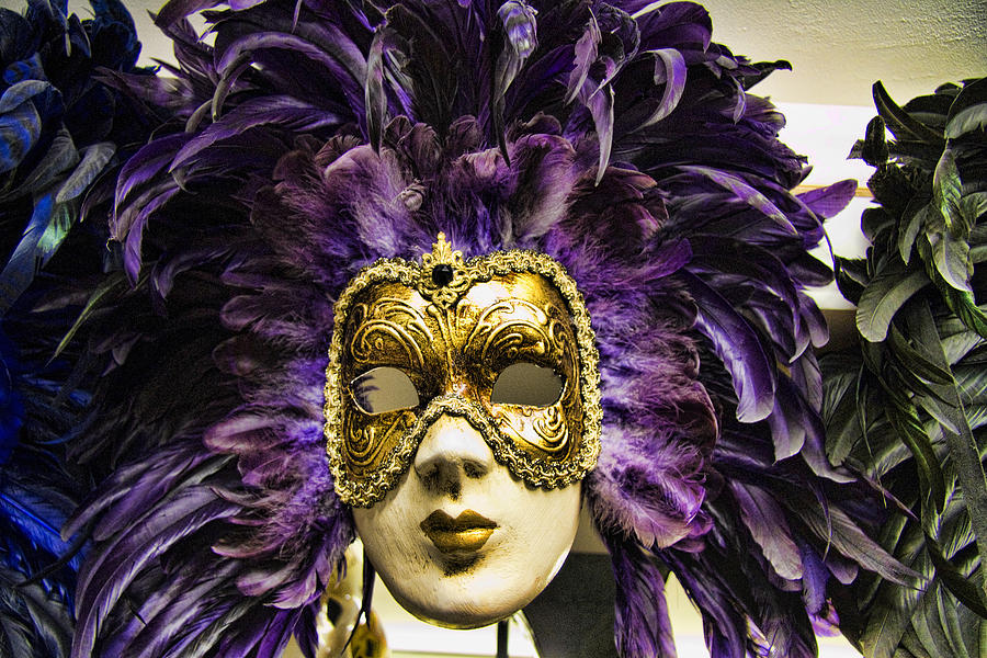 Venetian Photograph - Venetian Carnaval Mask #9 by David Smith