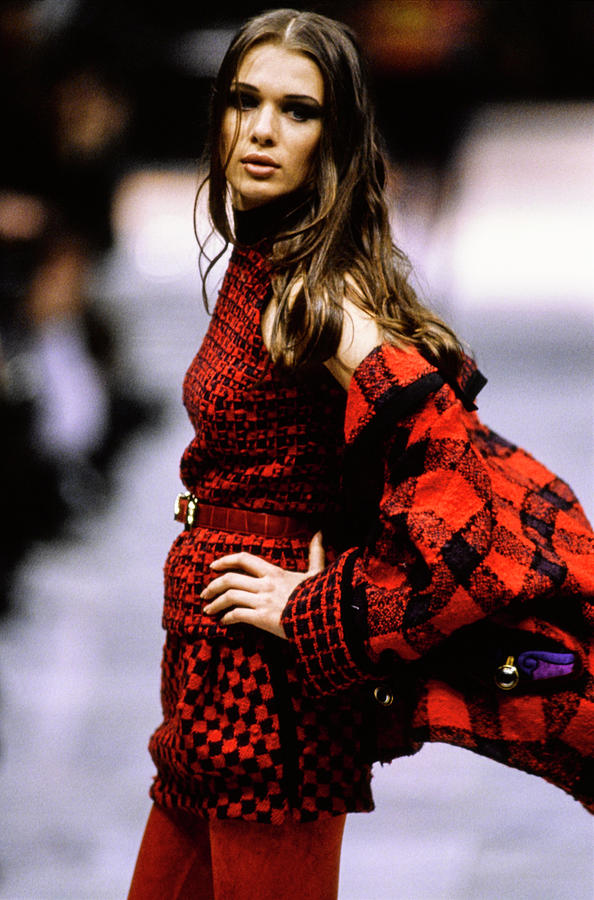 Versace Fall 1991 Rtw Show 9 Photograph by Guy Marineau Versace Fall 1991 Rtw Show 9 Photograph by Guy Marineau