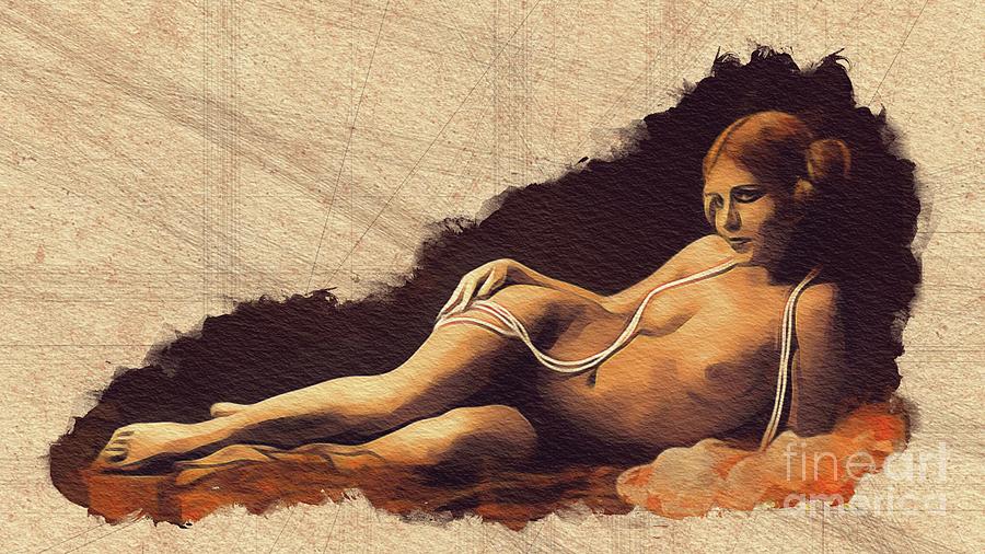 The Vintage Nudist Art Print By Esoterica Art Agency