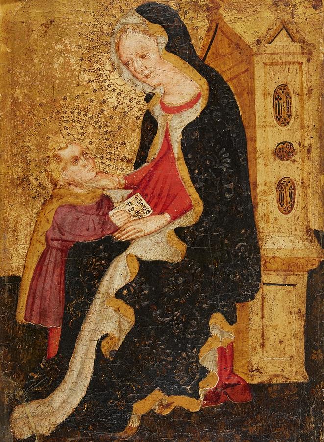 Virgin And Child Painting