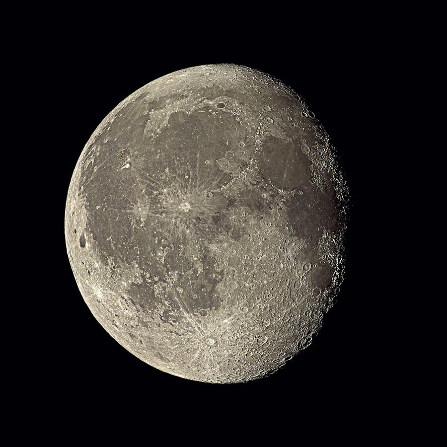 Waning Gibbous Moon #9 Photograph by Eckhard Slawik