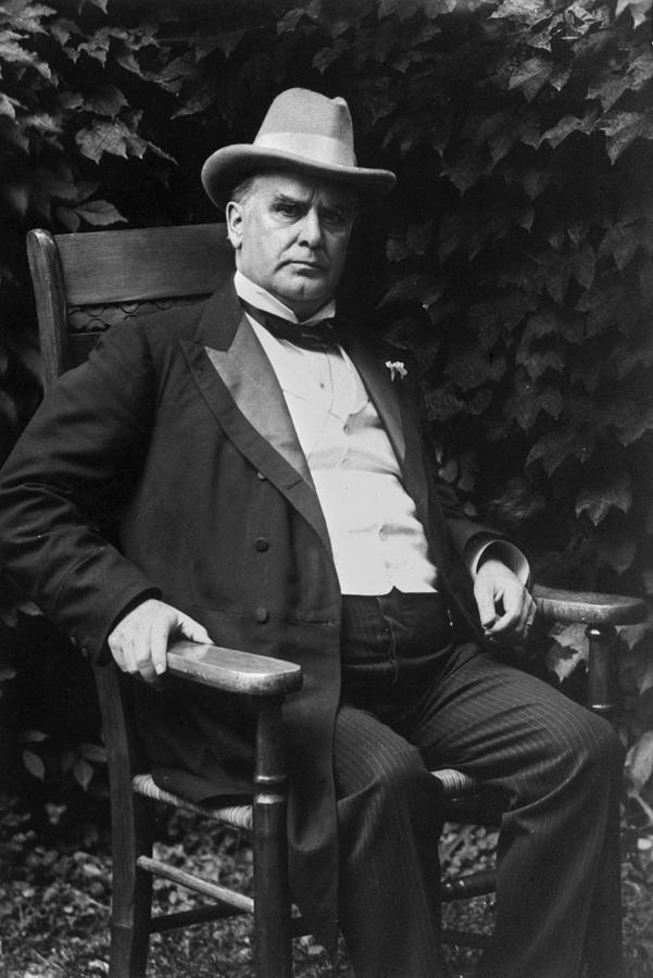 Hat Photograph - WILLIAM McKINLEY (1843-1901) #9 by Granger