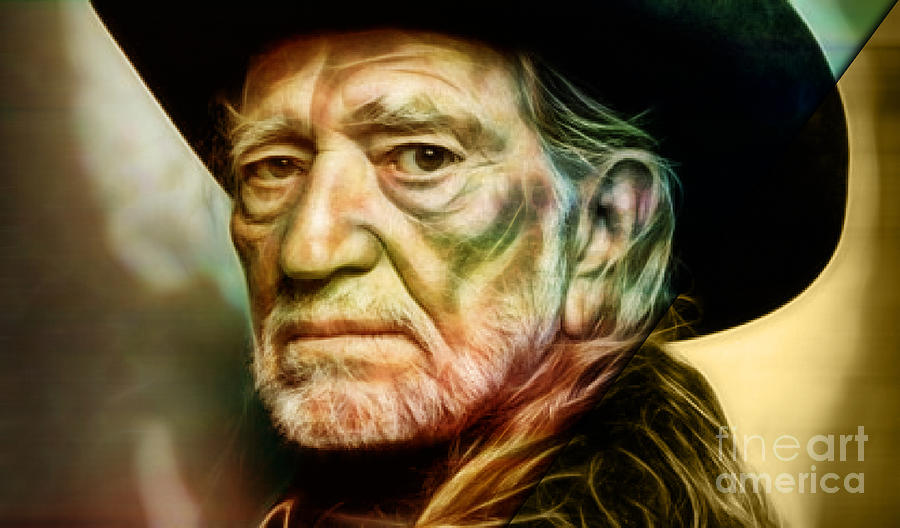 Willie Nelson Collection #9 Mixed Media by Marvin Blaine