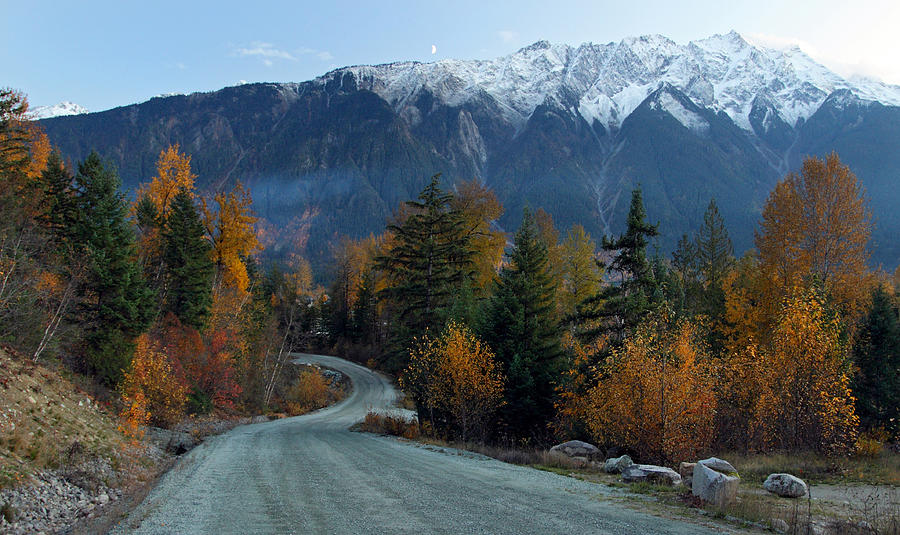 9000 foot Mount Currie in Autumn Photograph by Pierre Leclerc Photography